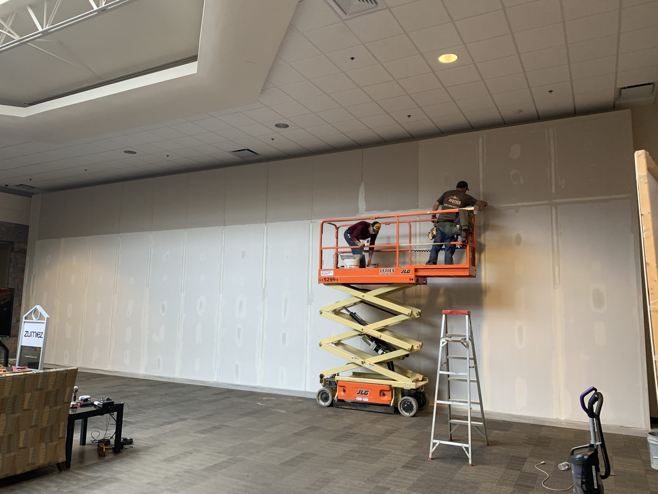 Commercial interior construction